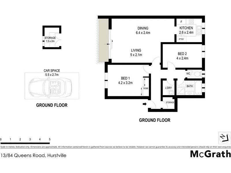 13/84 Queens Road, Hurstville NSW 2220 Floorplan