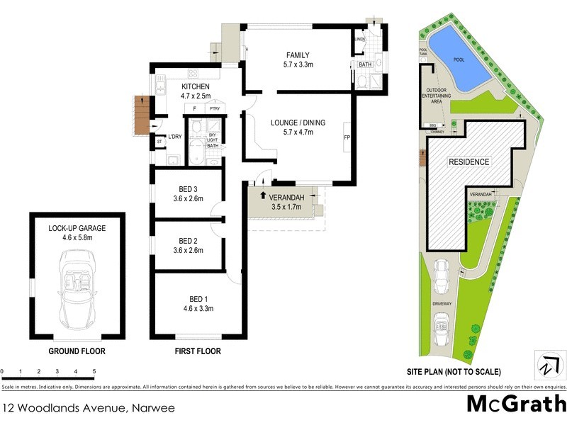 12 Woodlands Avenue, Narwee NSW 2209 Floorplan
