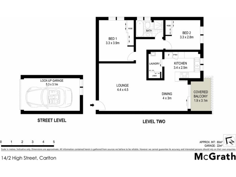 14/2 High Street, Carlton NSW 2218 Floorplan