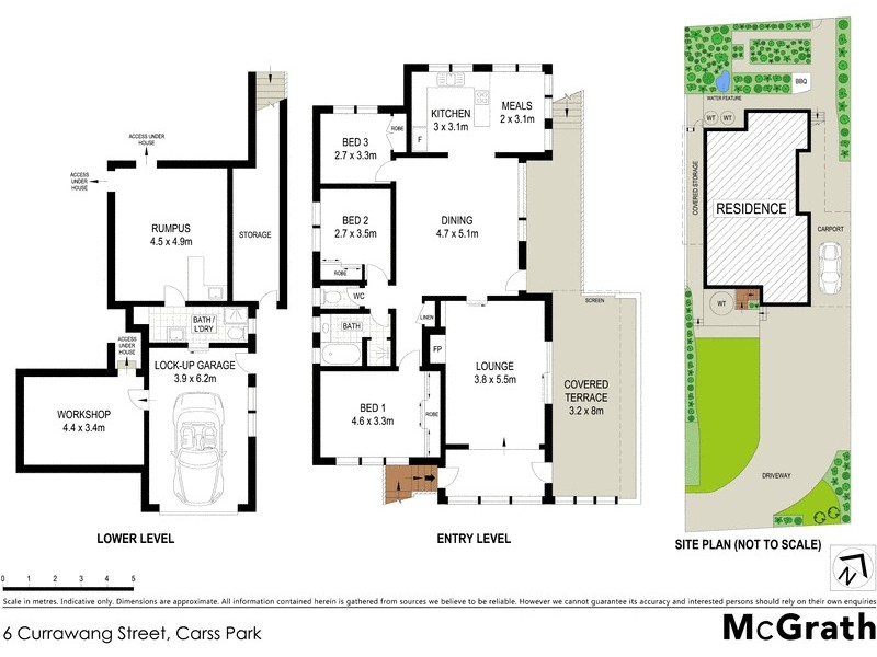 6 Currawang Street, Carss Park NSW 2221 Floorplan