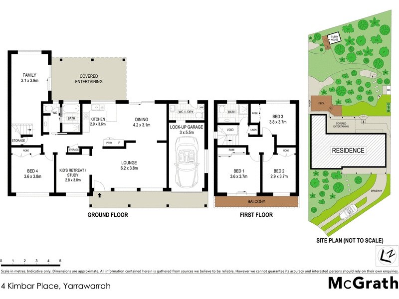 4 Kimbar Place, Yarrawarrah NSW 2233 Floorplan