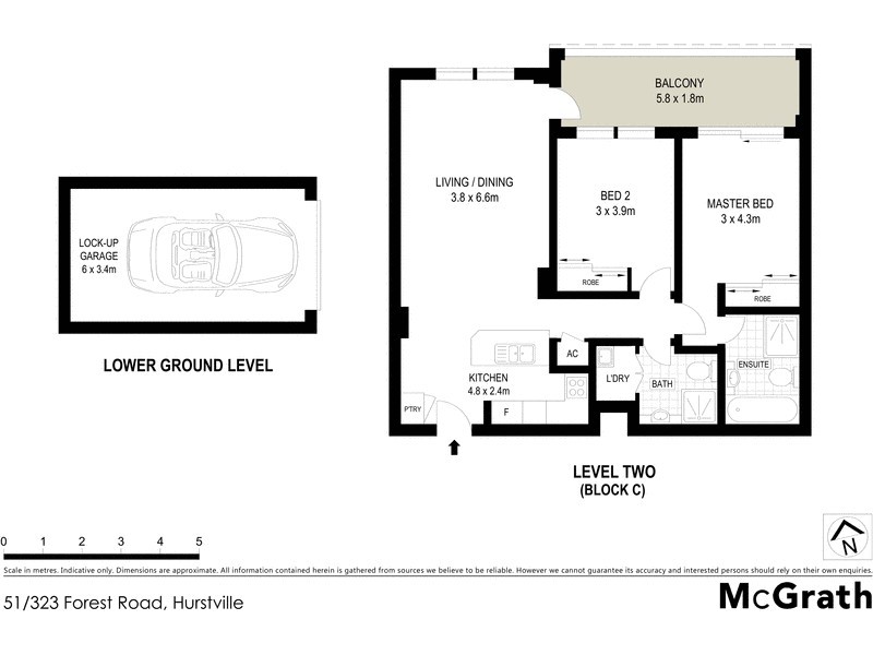51/323 Forest Road, Hurstville NSW 2220 Floorplan