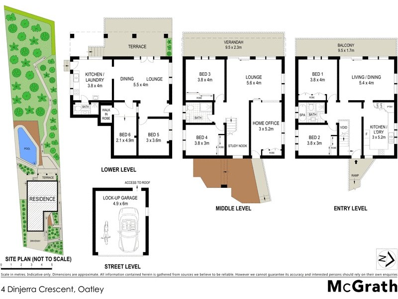4 Dinjerra Crescent, Oatley NSW 2223 Floorplan