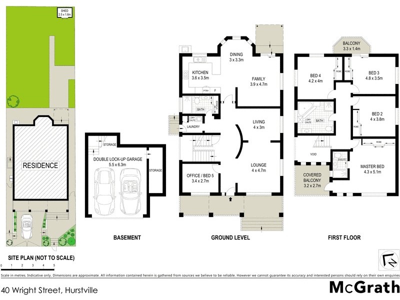 40 Wright Street, Hurstville NSW 2220 Floorplan