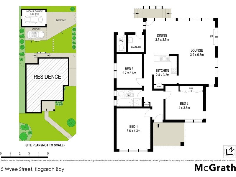 5 Wyee Street, Kogarah Bay NSW 2217 Floorplan