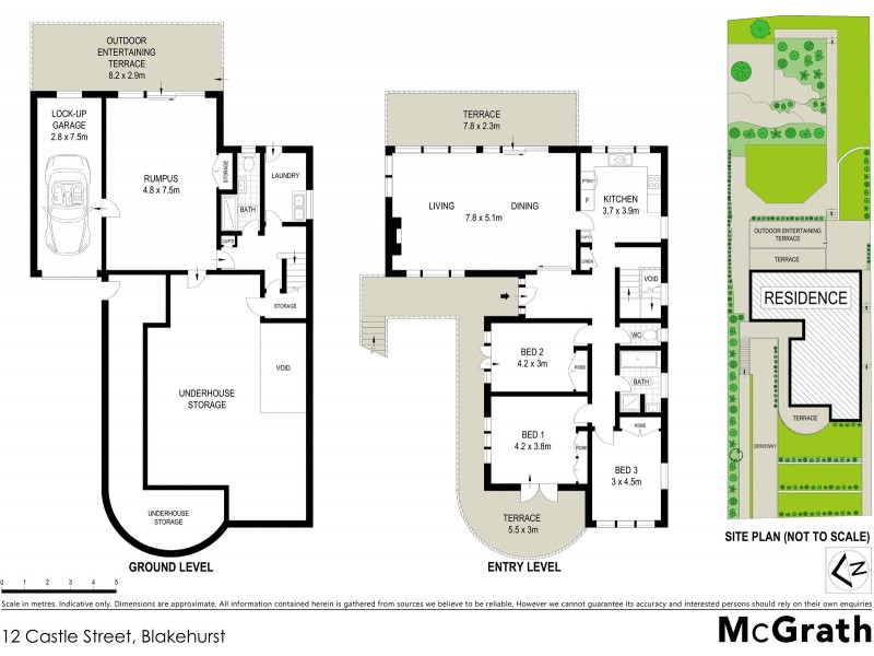 12 Castle Street, Blakehurst NSW 2221 Floorplan