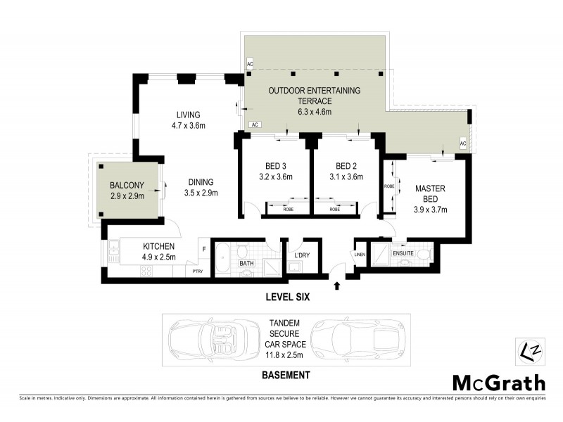 22/2 Bridge Street, Hurstville NSW 2220 Floorplan