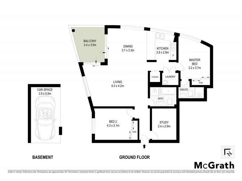 1/21 Robertson Street, Kogarah NSW 2217 Floorplan