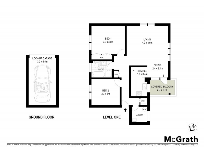 2/51 Robertson Street, Kogarah NSW 2217 Floorplan