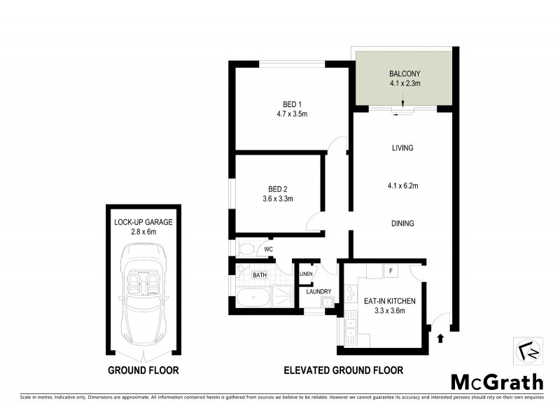 1/9 Jubilee Avenue, Carlton NSW 2218 Floorplan