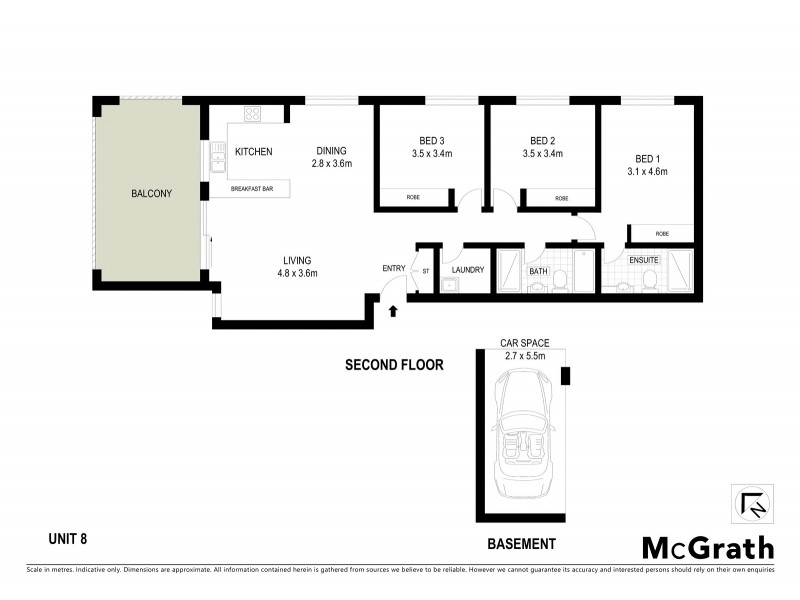 8/20 Bembridge Street, Carlton NSW 2218 Floorplan