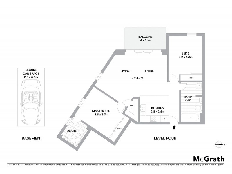 23/8 Derby Street, Kogarah NSW 2217 Floorplan