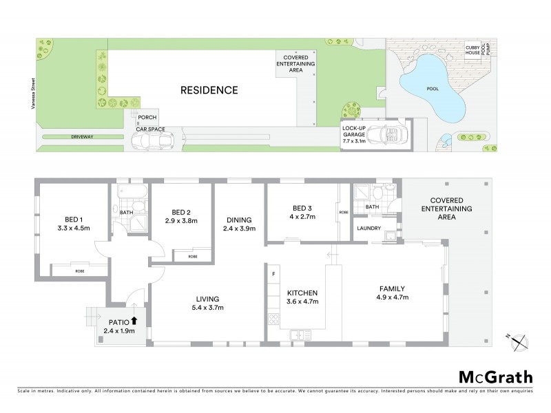 2 Vanessa Street, Beverly Hills NSW 2209 Floorplan
