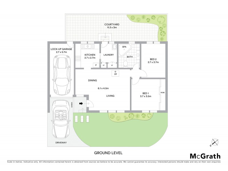 2/46 Fontainebleau Street, Sans Souci NSW 2219 Floorplan