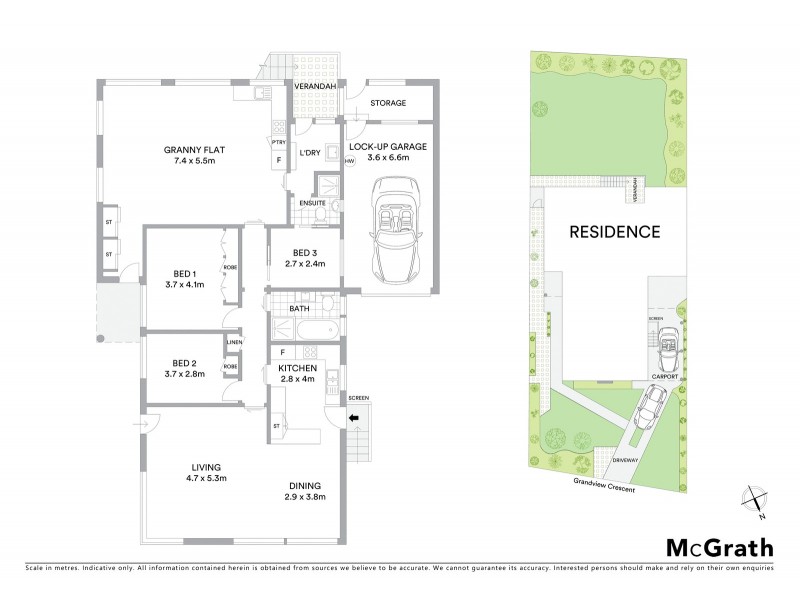 9 Grandview Crescent, Lugarno NSW 2210 Floorplan