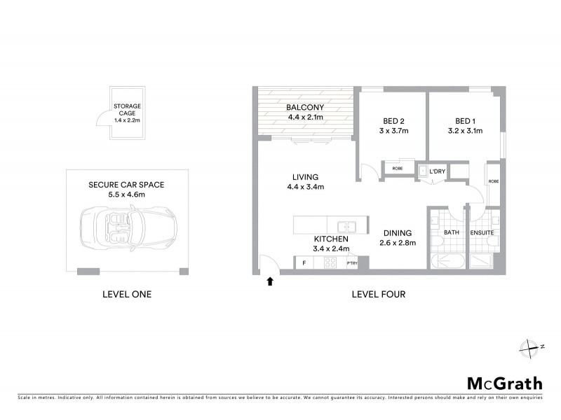 418/7 Washington Avenue, Riverwood NSW 2210 Floorplan
