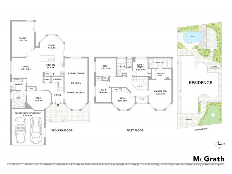 204 Lorraine Street, Peakhurst Heights NSW 2210 Floorplan