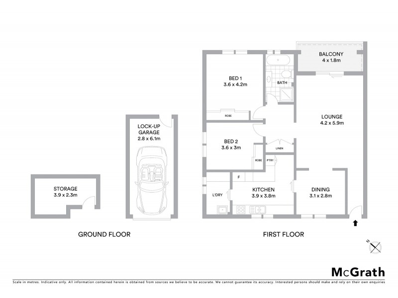 3/11 Lancelot Street, Allawah NSW 2218 Floorplan