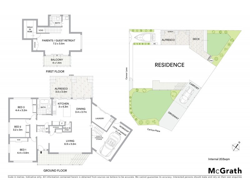 6 Carinya Place, Carss Park NSW 2221 Floorplan
