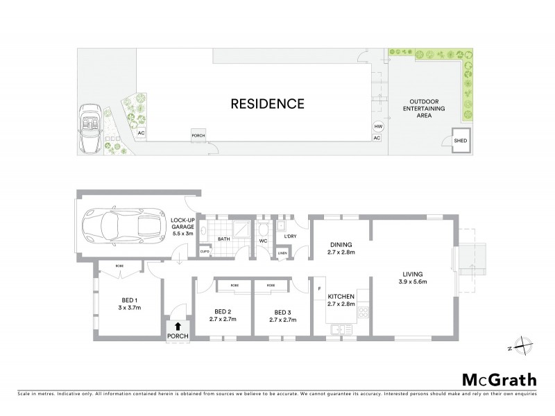 2/61A Courtney Road, Padstow NSW 2211 Floorplan