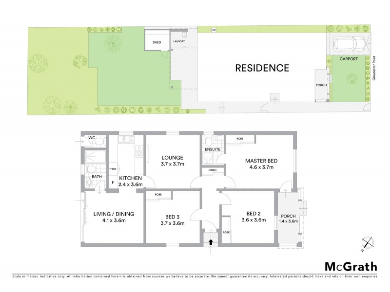98 Gloucester Road, Hurstville NSW 2220 Floorplan