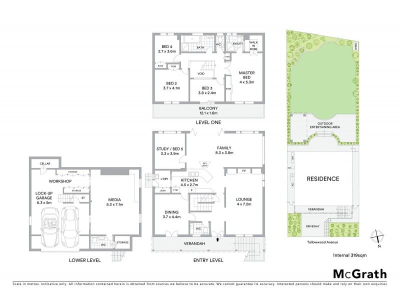 5 Tallowwood Avenue, Lugarno NSW 2210 Floorplan