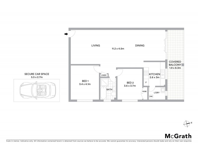 18/513 Chapel Road, Bankstown NSW 2200 Floorplan