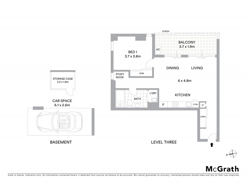 302/7 Washington Avenue, Riverwood NSW 2210 Floorplan