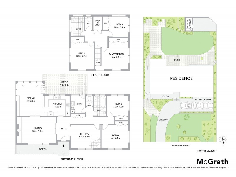 35A Woodlands Avenue, Lugarno NSW 2210 Floorplan