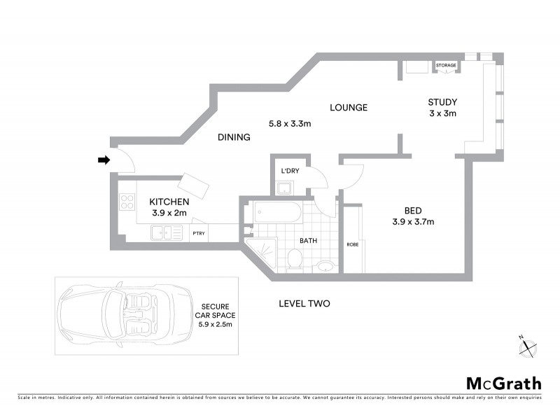 16/803 King Georges Road, South Hurstville NSW 2221 Floorplan