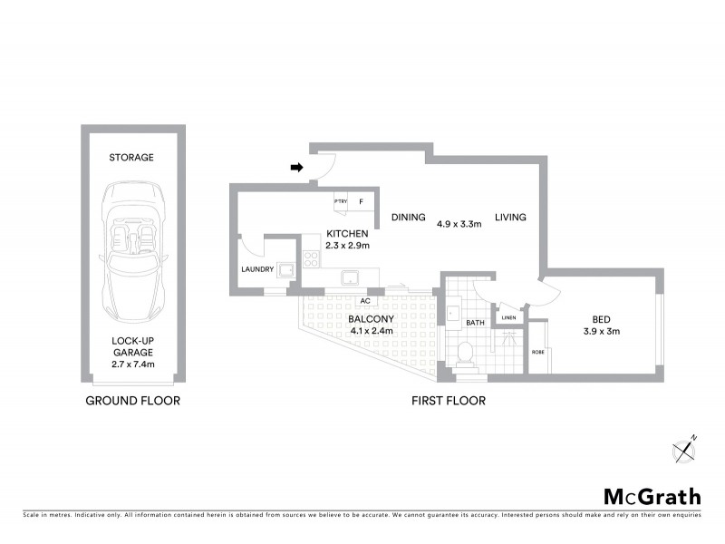 2/2A Ocean Street, Penshurst NSW 2222 Floorplan