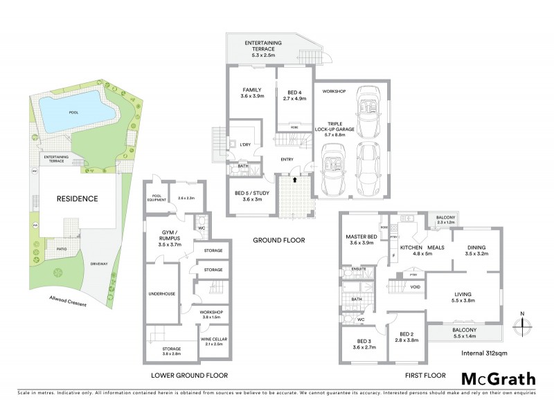 88 Allwood Crescent, Lugarno NSW 2210 Floorplan