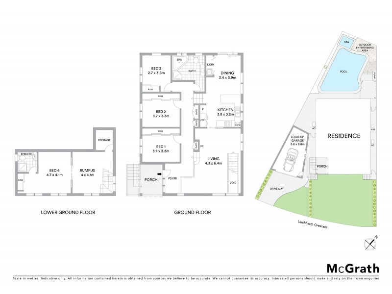11 Leichhardt Crescent, Sylvania NSW 2224 Floorplan