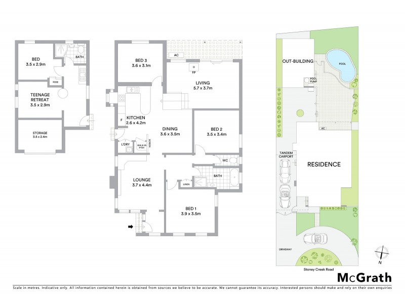 309 Stoney Creek Road, Kingsgrove NSW 2208 Floorplan