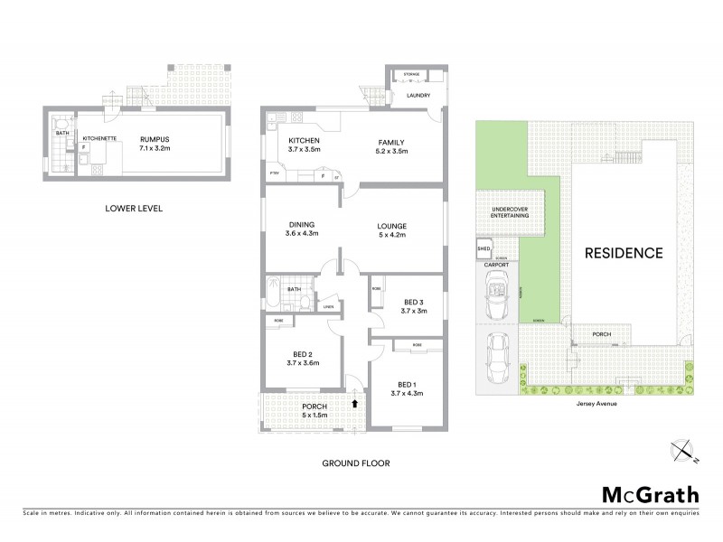 9 Jersey Avenue, Mortdale NSW 2223 Floorplan