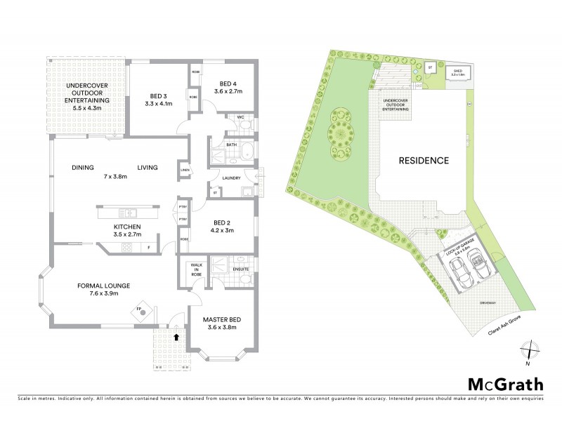 8 Claret Ash Grove, Menai NSW 2234 Floorplan