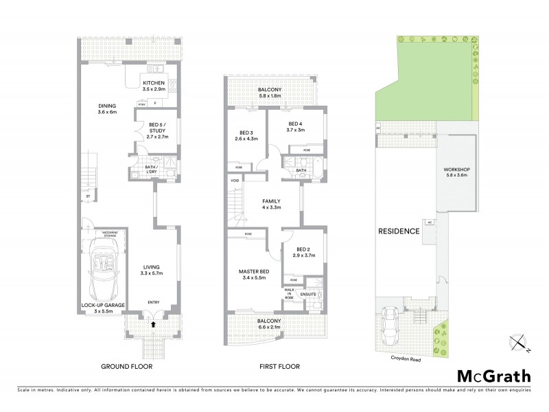 25A Croydon Road, Hurstville NSW 2220 Floorplan
