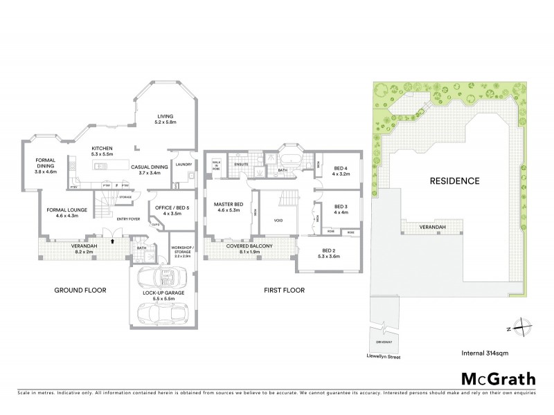 5A Llewellyn Street, Oatley NSW 2223 Floorplan