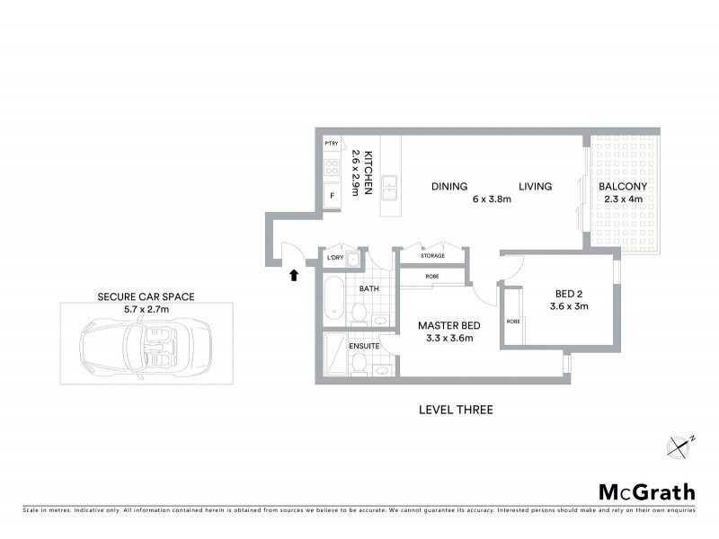 310/458 Forest Road, Hurstville NSW 2220 Floorplan