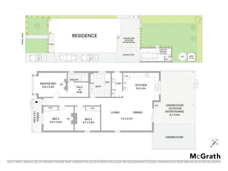63 Arthur Street, Carlton NSW 2218 Floorplan