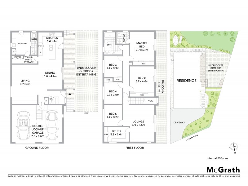 5 Cypress Drive, Lugarno NSW 2210 Floorplan