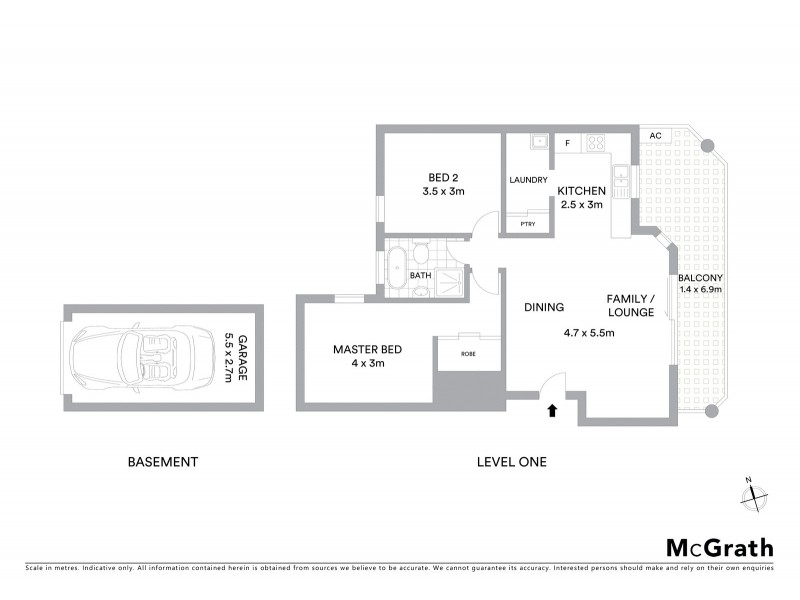 11/1 Hampden Street, Beverly Hills NSW 2209 Floorplan