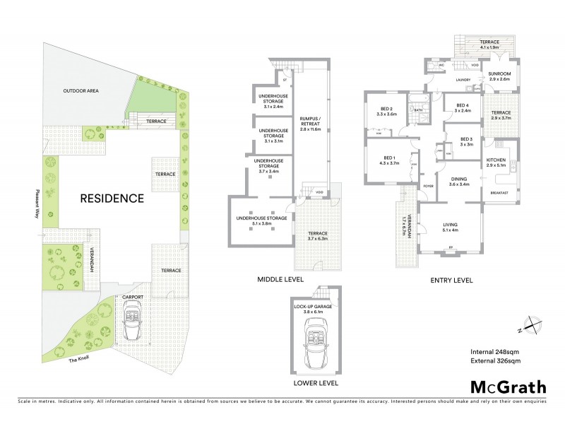8A Pleasant Way, Blakehurst NSW 2221 Floorplan