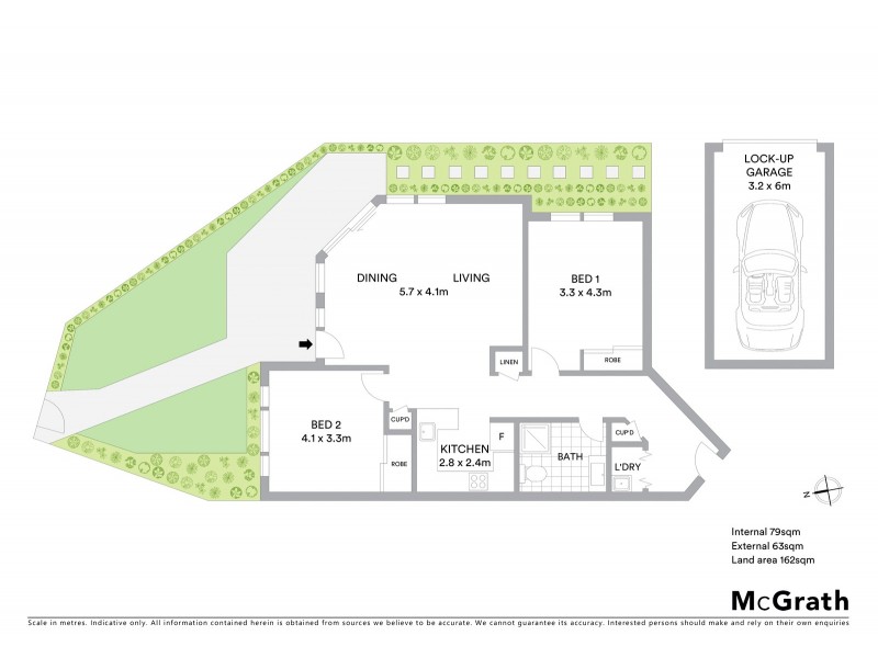 2/46 Ferndale Street, Killarney Vale NSW 2261 Floorplan