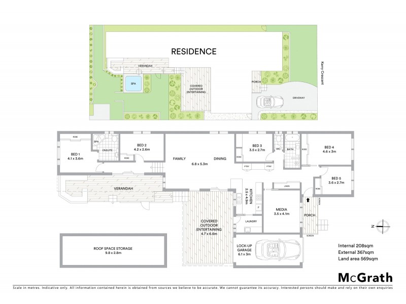 149 Kerry Crescent, Berkeley Vale NSW 2261 Floorplan