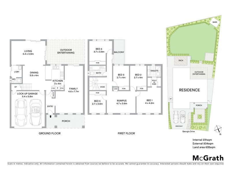23 Georgia Drive, Hamlyn Terrace NSW 2259 Floorplan