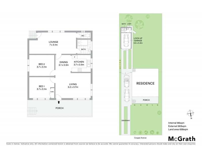 9 Coogee Avenue, The Entrance North NSW 2261 Floorplan