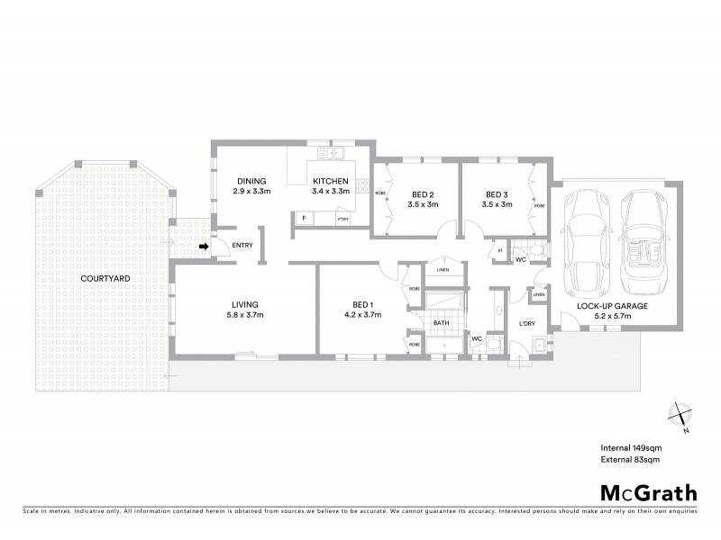 1/63 Bay Road, Blue Bay NSW 2261 Floorplan