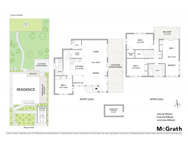 45 Platypus Road, Berkeley Vale NSW 2261 Floorplan