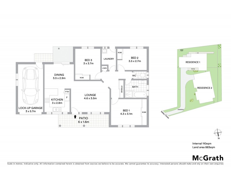 1 & 2/21 Eeley Close, Coffs Harbour NSW 2450 Floorplan